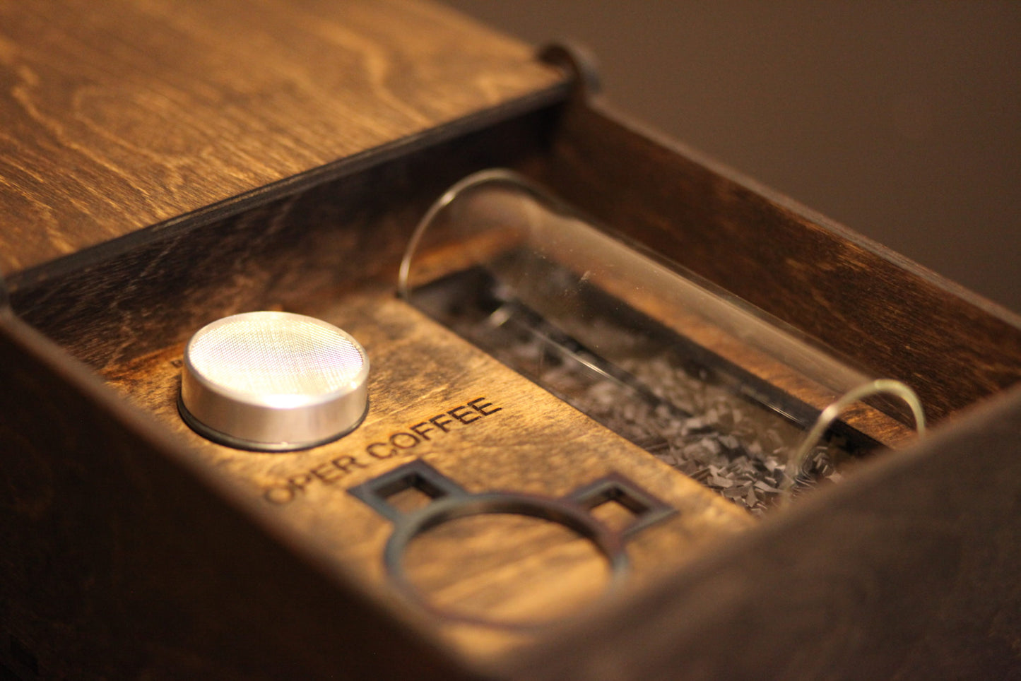 Wood Display Box for the Bespoke Pour Over